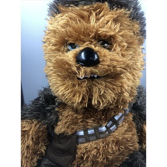 Chewbacca Build A Bear Plush Toy Stuffed Animal Figure Star Wars 20”. Read - Picture 2 of 16